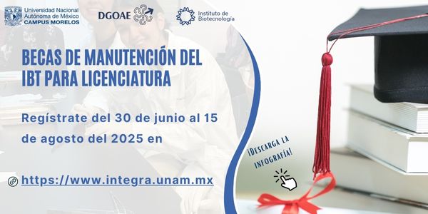 Becas de Manutención del IBt para Licenciatura