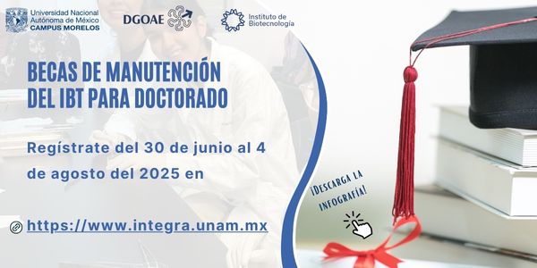 Becas de Manutencin del IBt para Doctorado